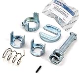 Door Lock Cylinder Barrel Repair Kit For 1998-2006 BMW E46 323i 323c 323ci 325i 325xi 325c 325ci 328i 328c 328ci 330i 330xi 330c 330ci M3 Front L/R Side