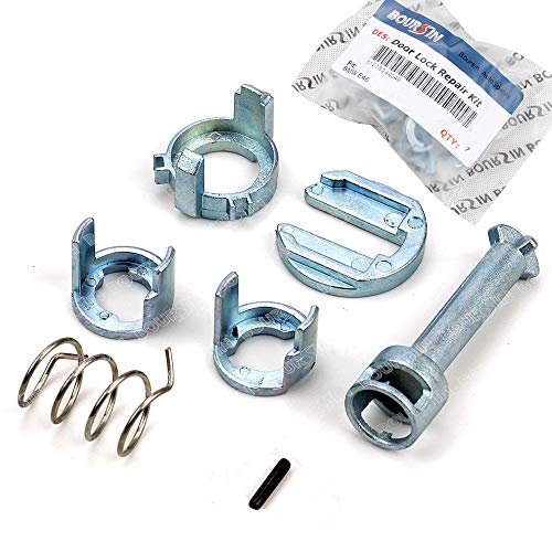 Door Lock Cylinder Barrel Repair Kit For 1998-2006 BMW E46 323i 323c 323ci 325i 325xi 325c 325ci 328i 328c 328ci 330i 330xi 330c 330ci M3 Front L/R Side