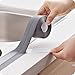 Tub and Wall Sealing Caulk Strip Wall and Corner Self Adhesive Peel and Caulk Strip Fixture Tape Caulk Sealer Tub Surround Waterproof Decorative Sealer Trim Pack of 2 (Grey)