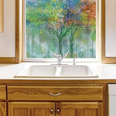 wall26 Window Film for Privacy Color Tree Large...