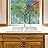 wall26 Window Film for Privacy Color Tree Large Decorative Glass Sticker for Office Home Meeting Room Bathroom Self Adhesive Anti UV Removable Flims - 40x30 inches