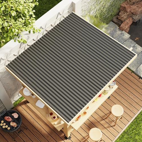 MOUMON 7FT Grill Gazebo Review: Outdoor Entertain Center with TV Mount & Dual Counters image 19