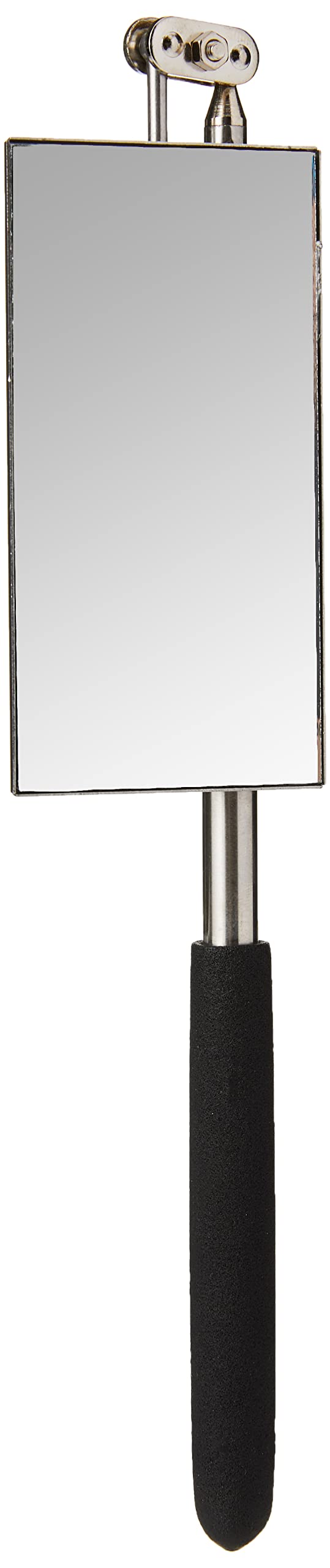 DURATOOL D00274 Telescopic Inspection Mirror – 50 × 100mm, Cushioned Grip Handle