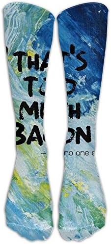 Too Much Bacon Apron 3D Print Womenâ€s Casual No Show Socks Athletic Cotton Liner Socks Thin Low Cut