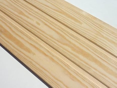 Amazon レッドパイン羽目板 1枚物 無節 上小選別 無塗装 9ミリ厚品 木材