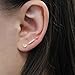 14k Yellow Gold Tiny Circle Stud Earrings