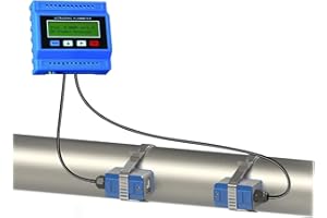 TUF-2000M Digital Liquid Ultrasonic Flowmeter Portable Clamp On Water Flow Meter with TS-2 TM-1 TL-1 Transducers for Copper/P