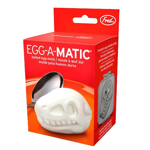 Fred egg-a-matic hard-boiled egg mold, dino