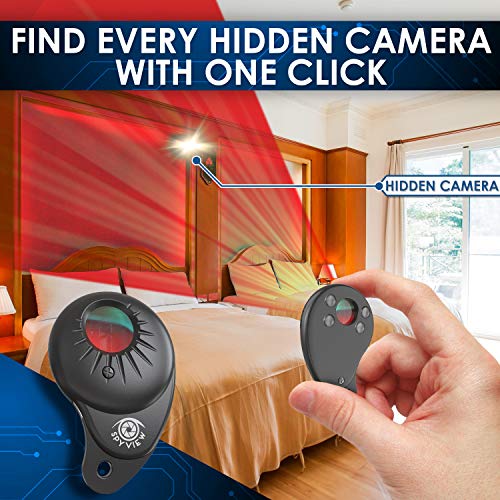 SpyView Compact Hidden Camera Detectors Camera Detector for Hotels, AirBnbs & Dressing Rooms