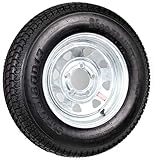 Kenda 175/80D13 Trailer Tire with 13″ Galvanized Spoke Rim