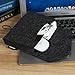 NIDOO Portable Felt Storage Bag, All-Purpose Carrying Bags, Electronics Accessories Protective Case for MacBook Power Adapter, Mouse, Cellphone, Cables, Power Bank, Portable External Hard Drive, Black
