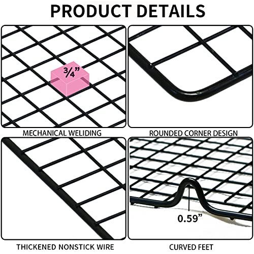 VNIMTI Cooling Racks for Baking, 9.84” x 15.75” Heavy Duty Enamel