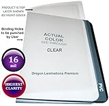 Extra Thick 16 Mil 11x17 Clear Plastic Binding Covers Report Cover Sheets 11 x 17 Qty 25