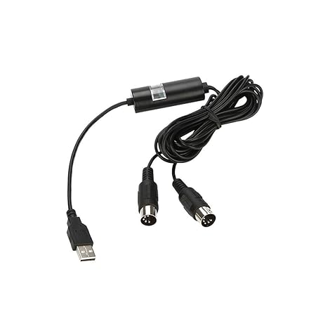 Línea de edición de música MIDI a cable USB UM-19: Amazon.es: Hogar