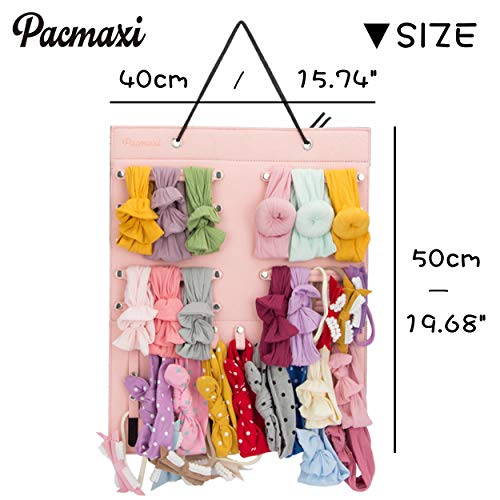 Hanging Baby Girl Headbands Storage Organizer, Newborn Headbands and
