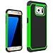 Galaxy S7 Edge Case, TOOPOOT Shockproof Armor Rubber Protective Case For Samsung Galaxy S7 Edge (green)