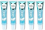 NICKA K NEW YORK NK Lip Gloss Gel 15ml Vitamin E Mint Pack of 5