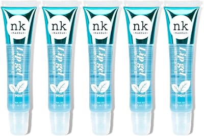 NICKA K NEW YORK NK Lip Gloss Gel 15ml Vitamin E Mint Pack of 5