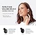 Mpow EM8 Bluetooth Earpiece, V4.1 Single Wireless Headphones w/Volume Control Button, 6-Hr Playtime Mini Bluetooth Earbud, Invisible Car Headset with Noise Reduction Microphone for Cell Phone-One Pcs