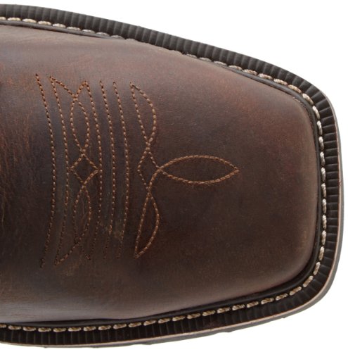 Justin Original Work Men's Stampede Rugged Soft Toe Lace Up Work Boots Tan 10 EE - Thumbnail 7