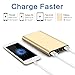 Fritesla Powercore 10000mAh Power Bank for Smartphones - Gold (2000M)