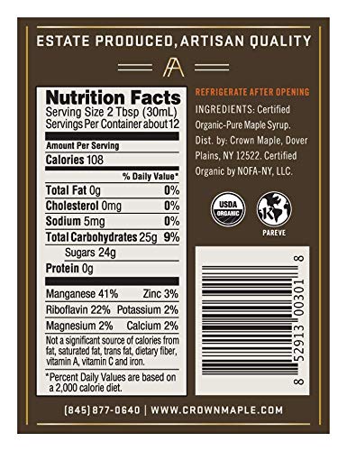 1 Crown+Maple+Organic+Grade+Syrup