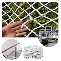 Outdoor White Protection Net Kids Stair Safe Netting Rail Balcony Banister Decor Net Fence Climbing Woven Rope Truck Cargo Trailer Netting Playground Climbing Hammock Swing Rope Net