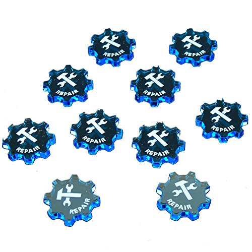 SW: Armada, Repair Command Tokens, Fluorescent Blue (10)