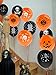 Balloons for Halloween Decoration,100Pcs 12 Inch Premium Quality Latex Balloons Skeleton Bat Specter Pumpkin Spider Web Latex Balloons for Halloween Party Decorative
