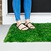 Grass Door Mat with SmartDrain Technology - Perfect for Your Garden, Balcony & Porch (24X30 Inches)