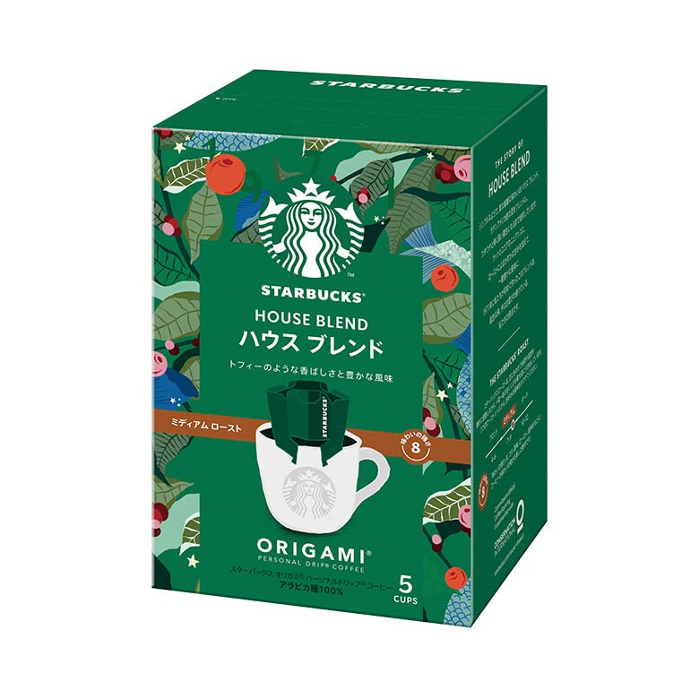 スターバックス オリガミ パーソナルドリップ コーヒー ハウス ブレンド 5袋商品画像