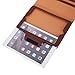 I4Ucase Apple iPad 9.7 Inch 2017 (5th Generation) Case - Soft Leather Stand Folio Case Cover for iPad 9.7 Inch 2017, with Multiple Viewing Angles, Auto Sleep/Wake, Document Card Pocket (Brown)