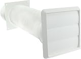Spares2Go Universal Cooker Hood External Vent Kit 4/5/6in White view 4