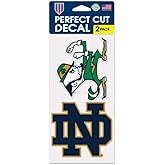 NCAA Notre Dame Perfect Cut Decal (Set of 2), 4" x 4"