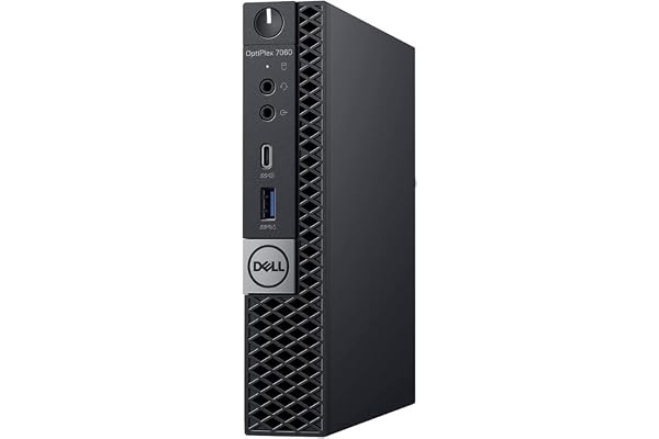Dell Optiplex 7060 Micro MFF Desktop PC Intel i7-8700T 6-Cores 2.40GHz 32GB DDR4 New 1TB M.2 NVMe SSD WiFi BT HDMI New KB & Mouse Windows 11 Pro (Renewed)