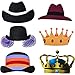 Set of 58 Photo Booth Props - Fun Props to Instantly Make Photo Booth Pictures More Interesting | Wedding | Graduation | Birthday | Party - Perfect for Any Occasion