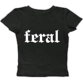 Feral Cropped T-Shirt Feral Gothic Crop Top