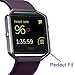 Fitbit Blaze Screen Protector, Kimilar 6-Packs Premium HD Tempered Glass screen protector Ultra High Definition Invisible and Anti-Bubble Crystal Shield for fitbit blaze smartwatch