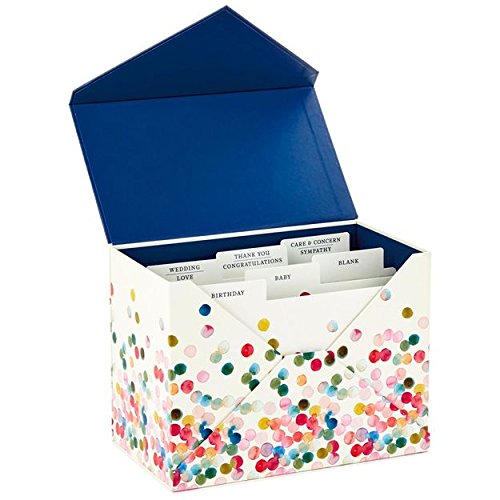 Hallmark Assorted Everyday Cards Organized in Storage Box, Box of 24