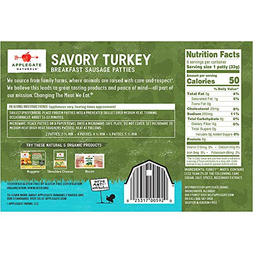 1 Applegate+Natural+Breakfast+Sausage+Patties