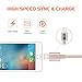 Cablex iPhone Charger 3Pack 3FT 6FT 10FT Nylon Braided Lightning Charging & Sync Charger Cord for iPhone X 8 8Plus 7 7Plus 6s 6sPlus 6 6Plus SE 5 5s 5c iPad iPod & More (Gold)