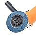 KSEIBI 686040A Zirconia Corundum 4 1/2 Inch Flap Disc Sanding Grinding Wheel (Grit #120, 10Pack)