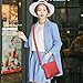 Shoulder Bag, Creazy Women Fashion Handbag Crocodile Pattern Shoulder Bag Small Tote Ladies Purse (Watermelon Red)