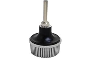 WEXWE Tools 2 Inch Bristle Disc Roloc Bristle Disc Grade - 120# Grit Abrasive Coating Removal Disc for Metal with 6mm Shank Attachment 1set