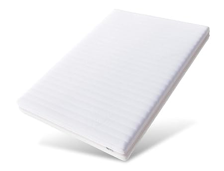 Hilding Sweden Essentials Air Komfortschaummatratze / mittelfeste Matratze mit orthopädischem 7-Zonen-Schnitt für alle Schlaf