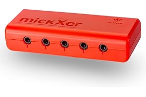 myVolts mickXer 5-way Passive Mixer with Noise Filtering - Go-Faster Red