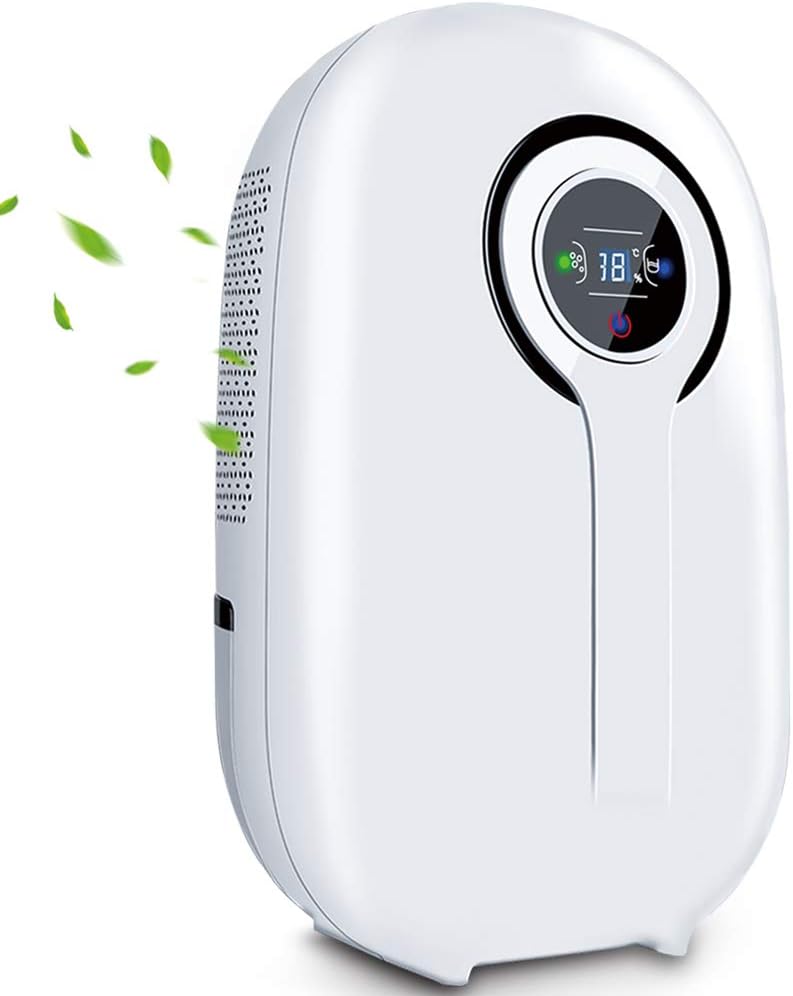 Dehumidifier - 2500 Cubic Feet Portable Dehumidifiers for Home Basements Bedroom Bathroom RV Closet Camper Garage,Full Auto-off with LCD Display 1500ml Electric Dehumidifier for Space Up to 430 Sq.ft