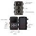 AUCEE Hunting Camera, 12MP 1080P Full HD Trail Camera Infrared Wildlife Camera with Night Vision up to 65FT, 2.4 inch LCD Screen and IP56 Waterproof Game Cam for Wildlife Monitoring
