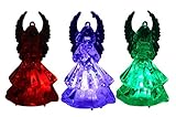 Brightpik - Set of 3 LED Battery Operated Color Changing Angels