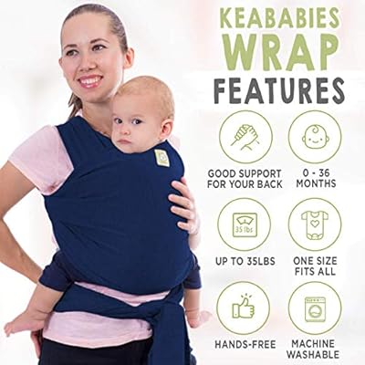 baby wrap carrier by keababies
